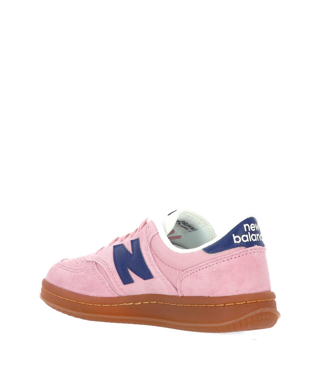 NEW BALANCE Розовые замшевые кроссовки, фото 3
