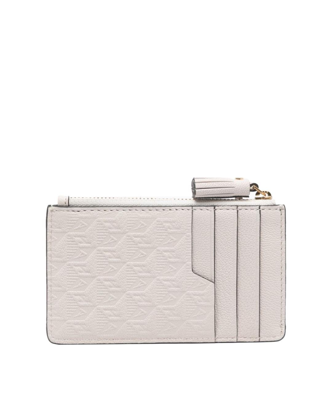 ANYA HINDMARCH Белый кожаный кошелек, фото 3