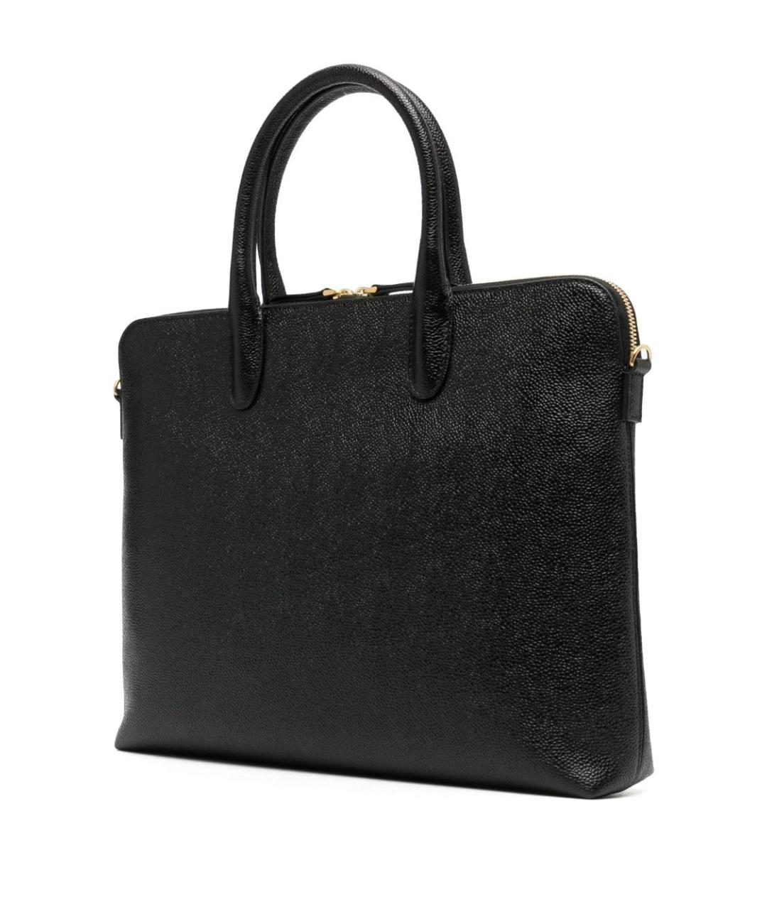 THOM BROWNE Черный портфель, фото 3
