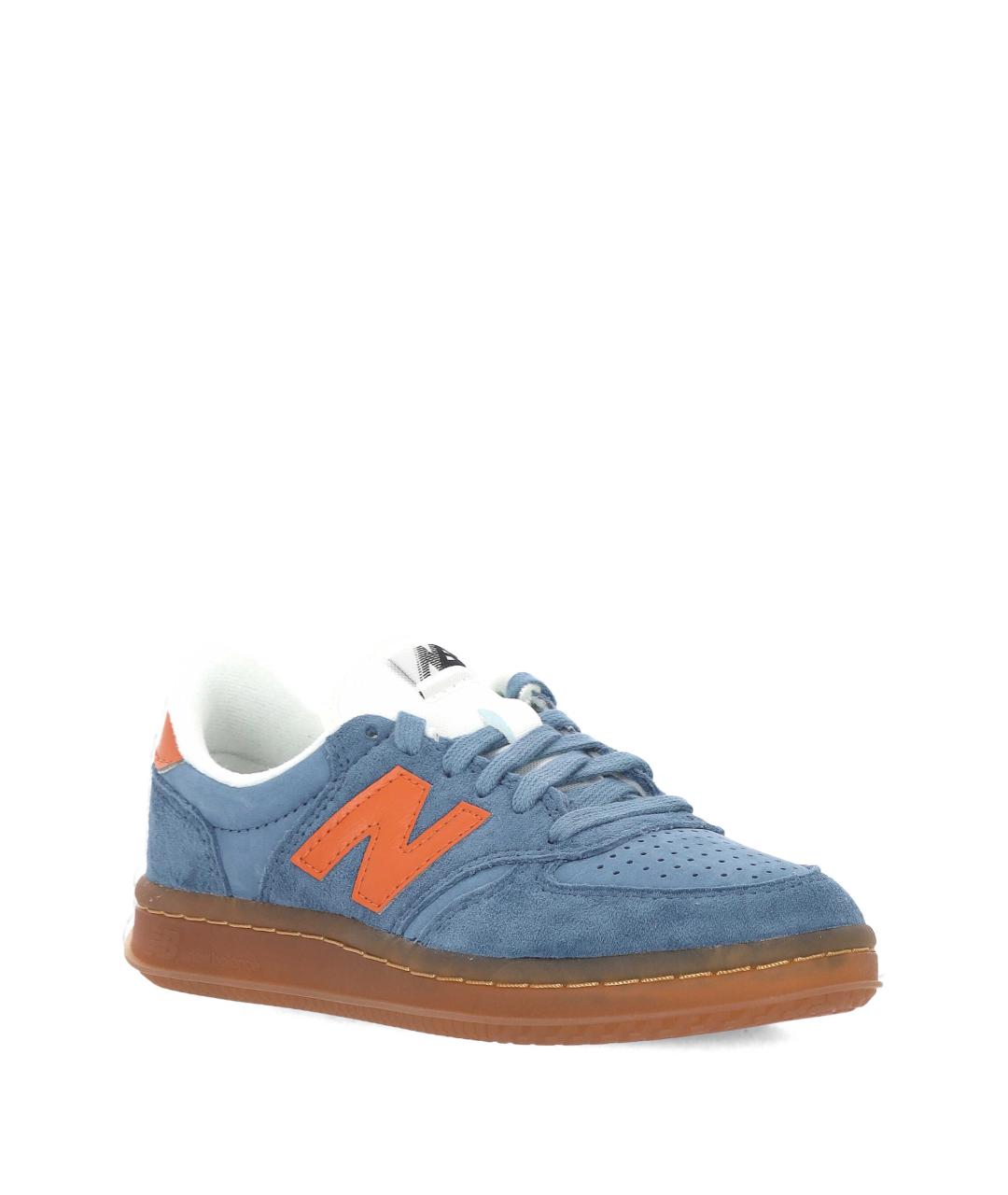 NEW BALANCE Синие замшевые кроссовки, фото 2