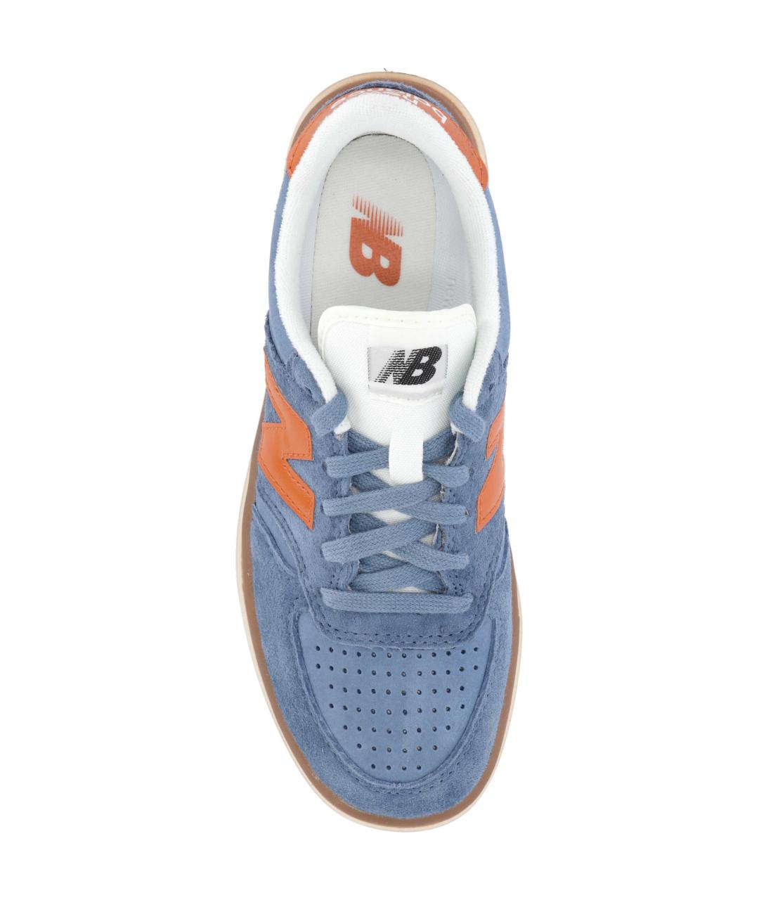 NEW BALANCE Синие замшевые кроссовки, фото 4
