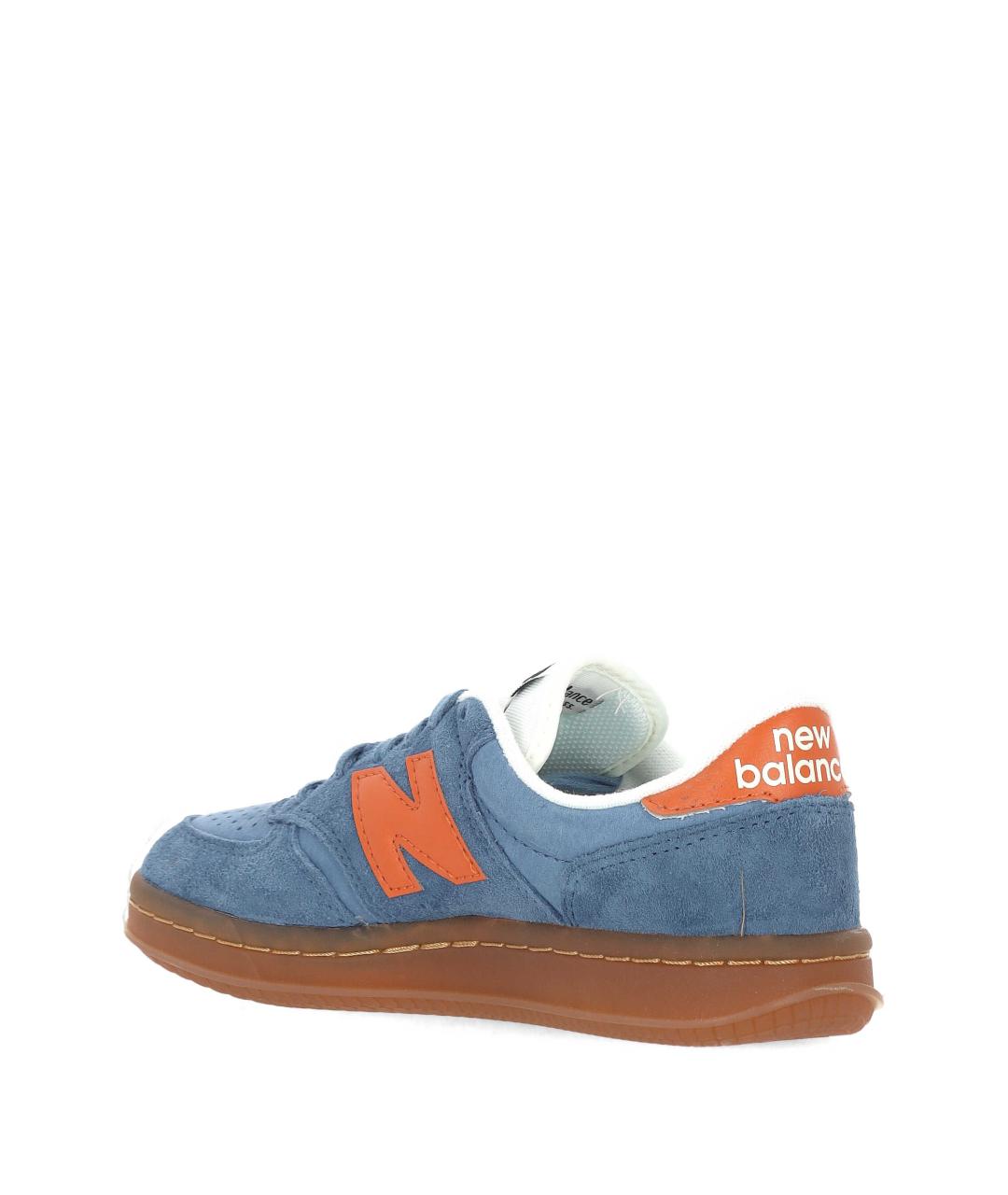 NEW BALANCE Синие замшевые кроссовки, фото 3