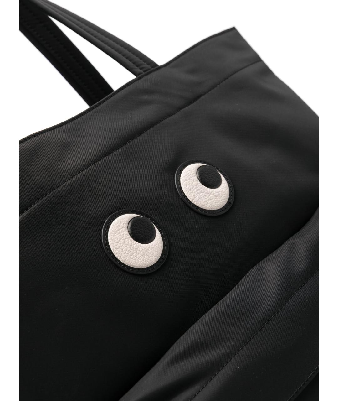 ANYA HINDMARCH Черная сумка тоут, фото 4