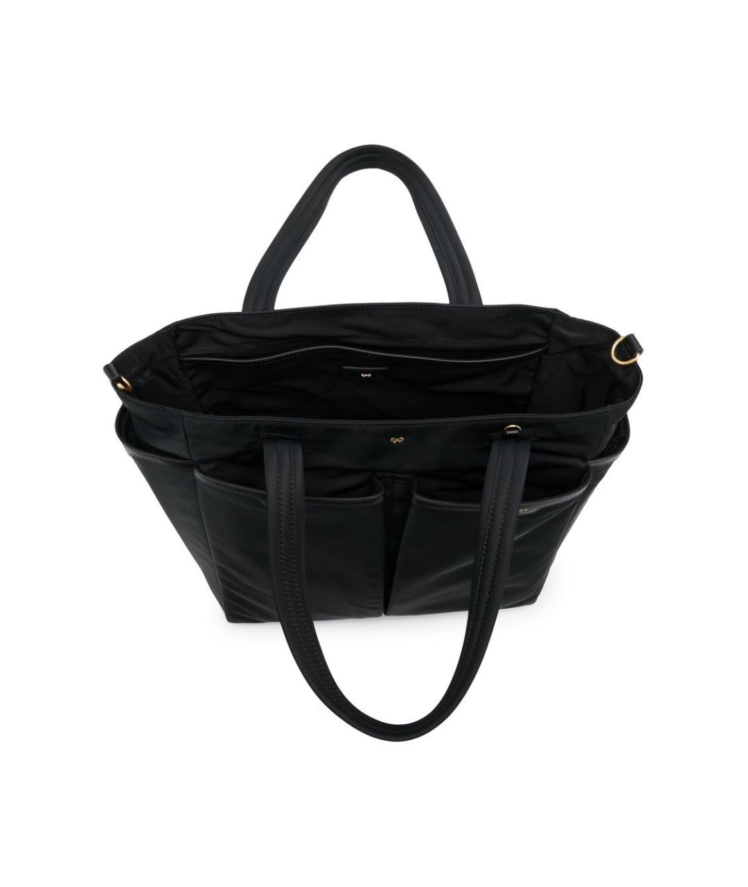 ANYA HINDMARCH Черная сумка тоут, фото 4