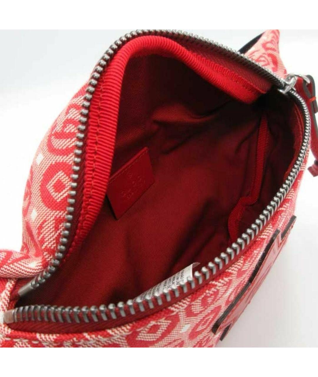 GUCCI Красная поясная сумка, фото 4