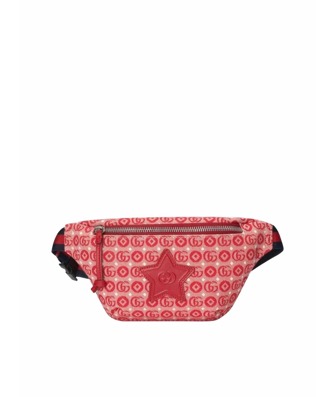 GUCCI Красная поясная сумка, фото 1