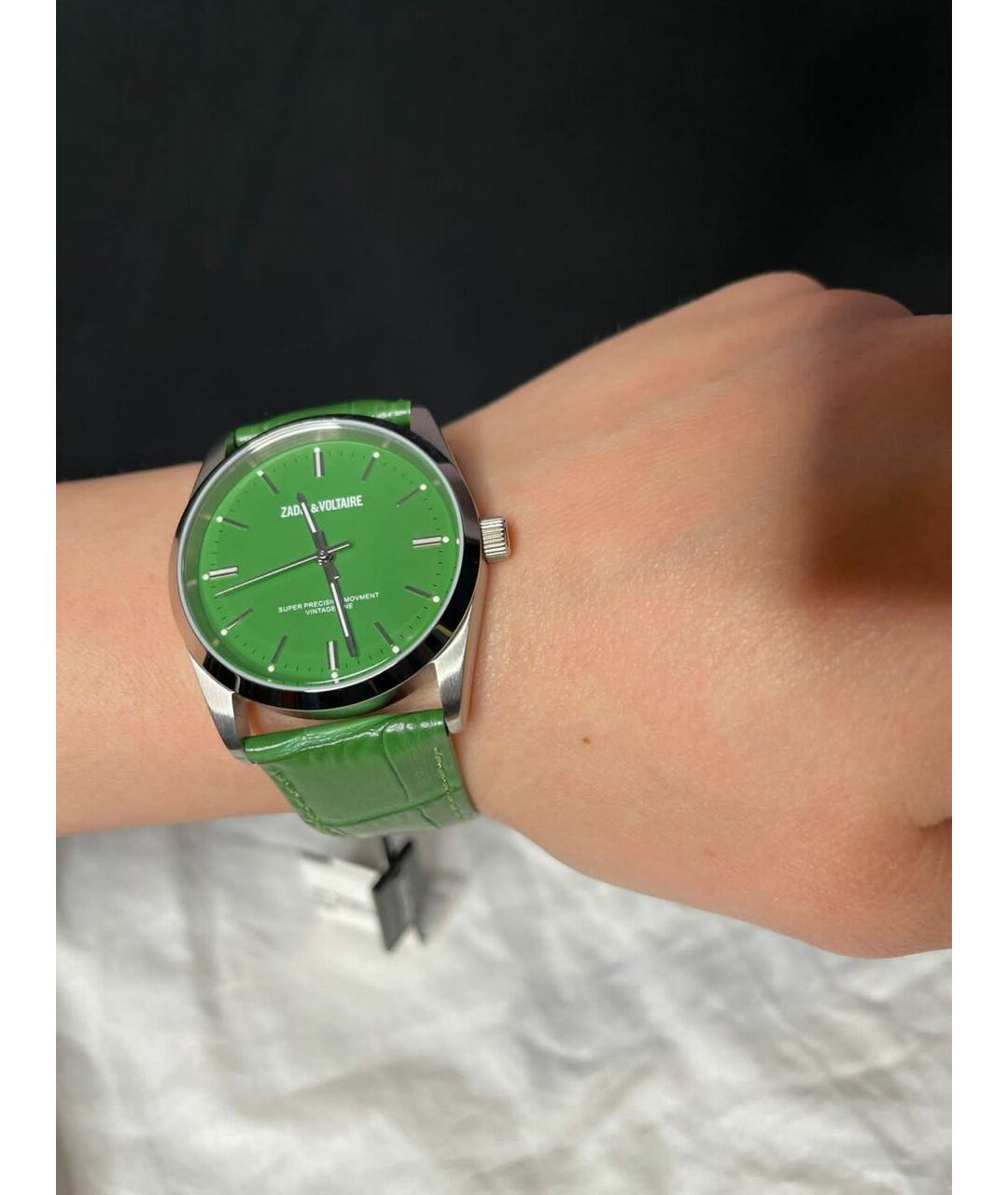 ZADIG & VOLTAIRE Зеленые стальные часы, фото 2