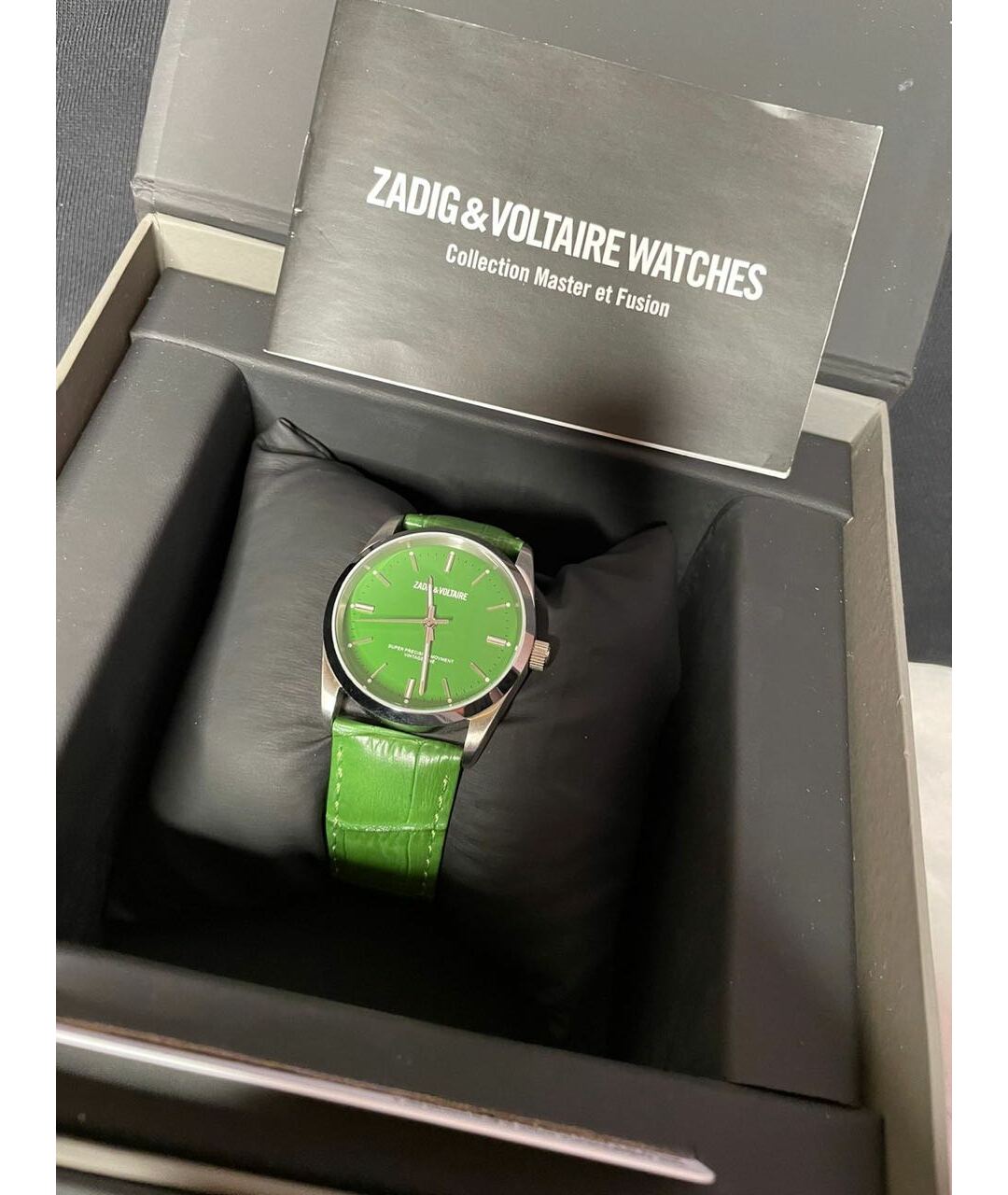 ZADIG & VOLTAIRE Зеленые стальные часы, фото 5