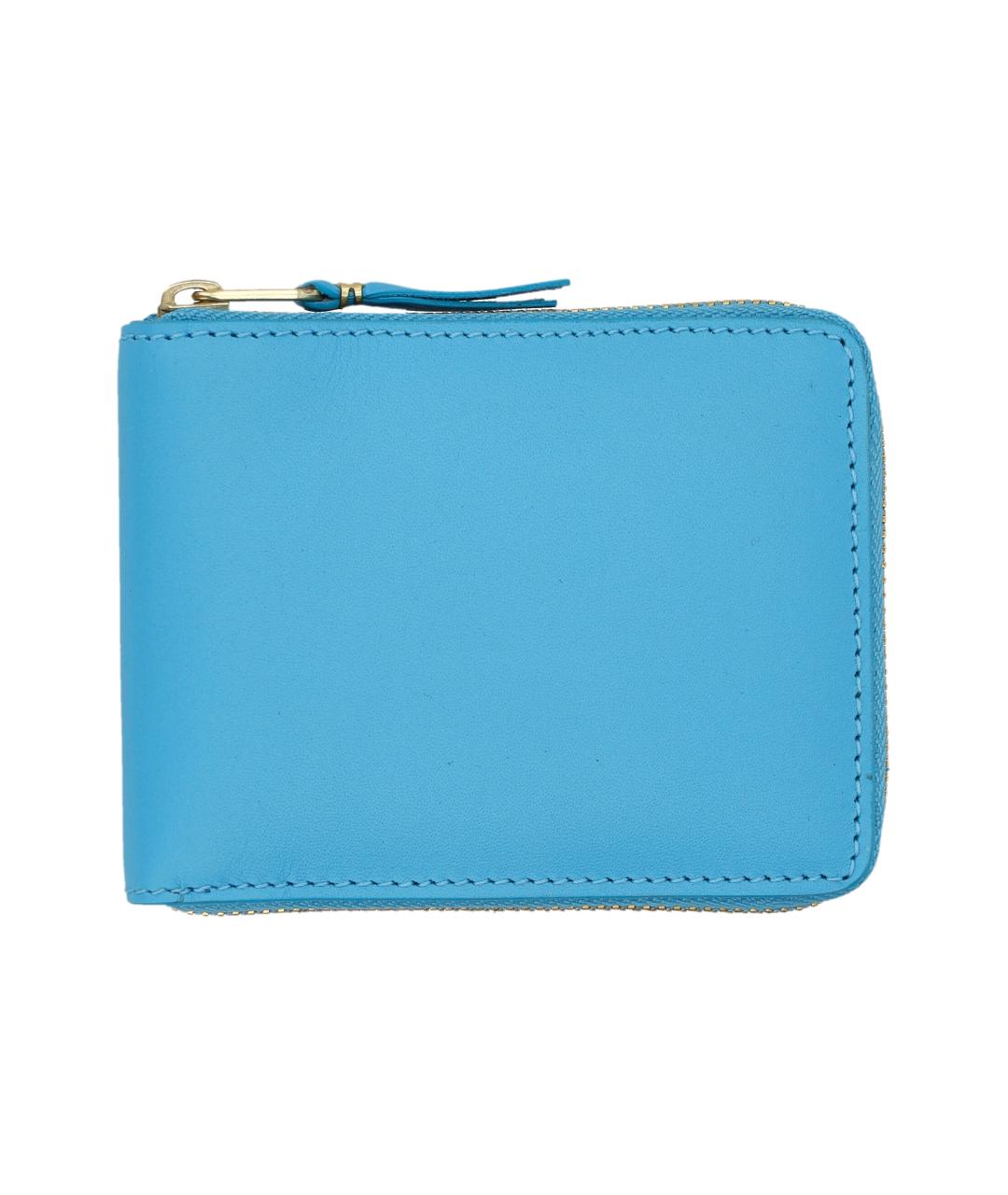 COMME DES GARÇONS WALLET Синий кожаный кошелек, фото 1