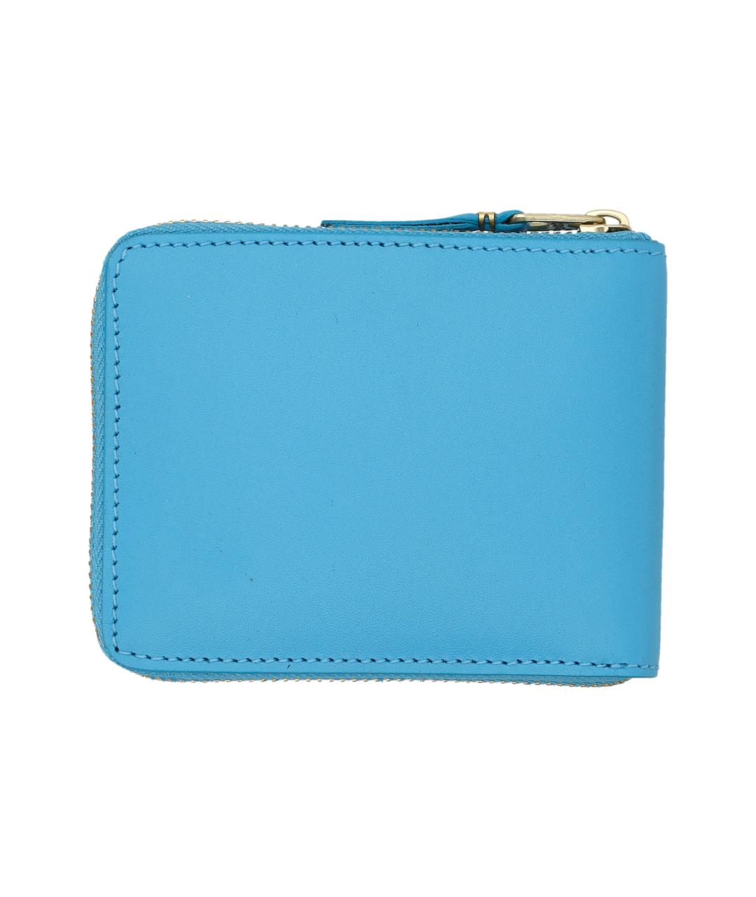 COMME DES GARÇONS WALLET Синий кожаный кошелек, фото 2