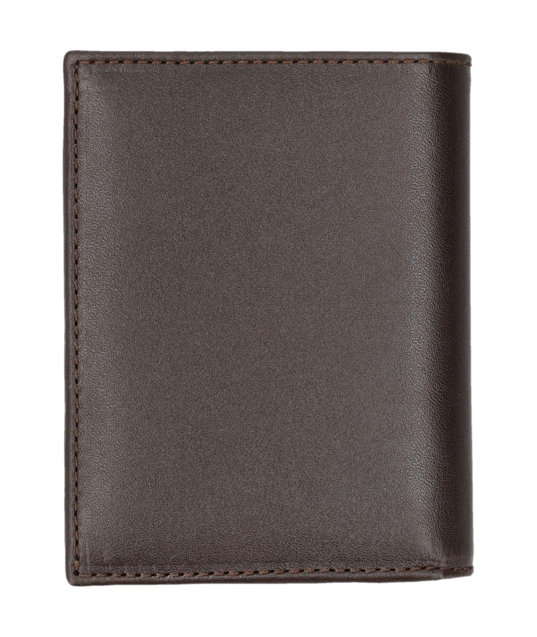 COMME DES GARÇONS WALLET Коричневый кожаный кошелек, фото 2