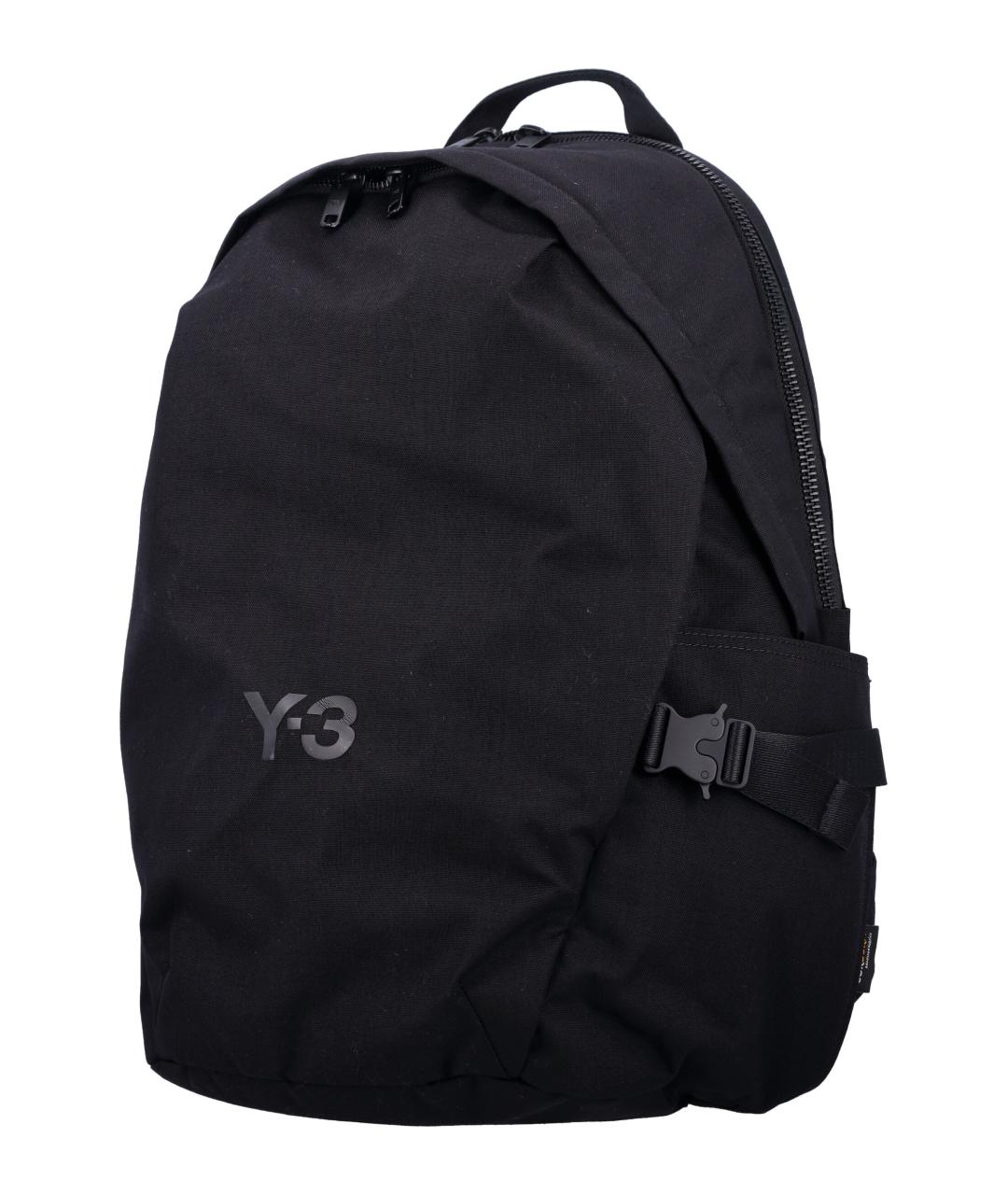 Y-3 Черный синтетический рюкзак, фото 3