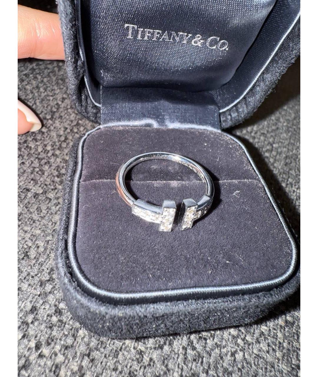 TIFFANY&CO Белое кольцо из белого золота, фото 2