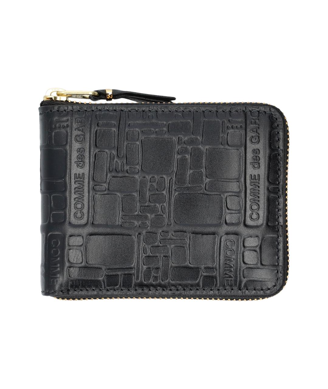 COMME DES GARÇONS WALLET Черный кожаный кошелек, фото 1