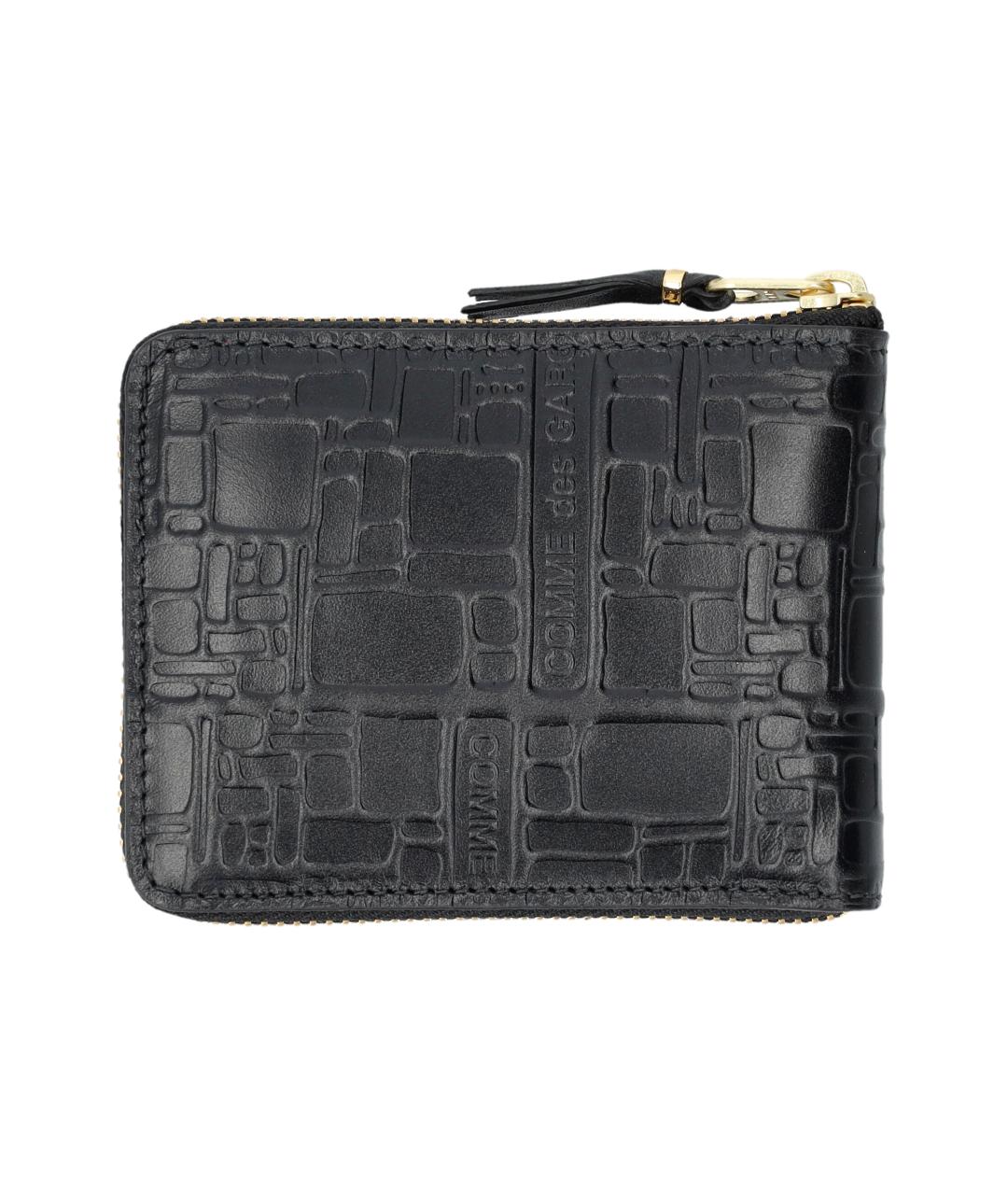 COMME DES GARÇONS WALLET Черный кожаный кошелек, фото 2