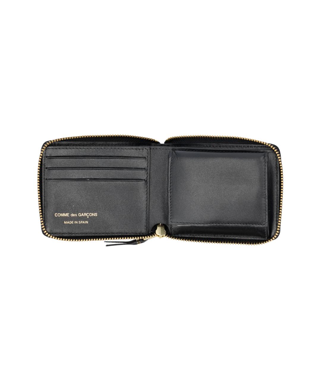 COMME DES GARÇONS WALLET Черный кожаный кошелек, фото 3