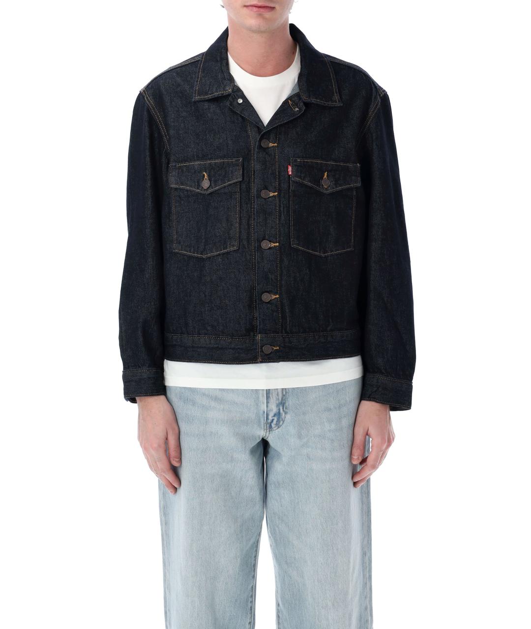 LEVI'S Синяя деним куртка, фото 4