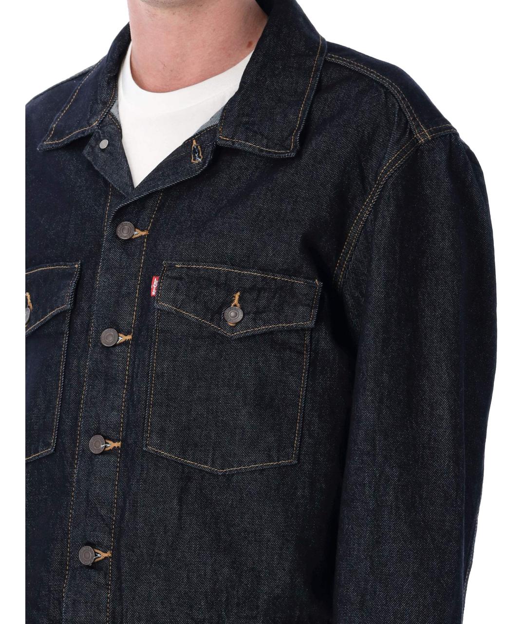 LEVI'S Синяя деним куртка, фото 3