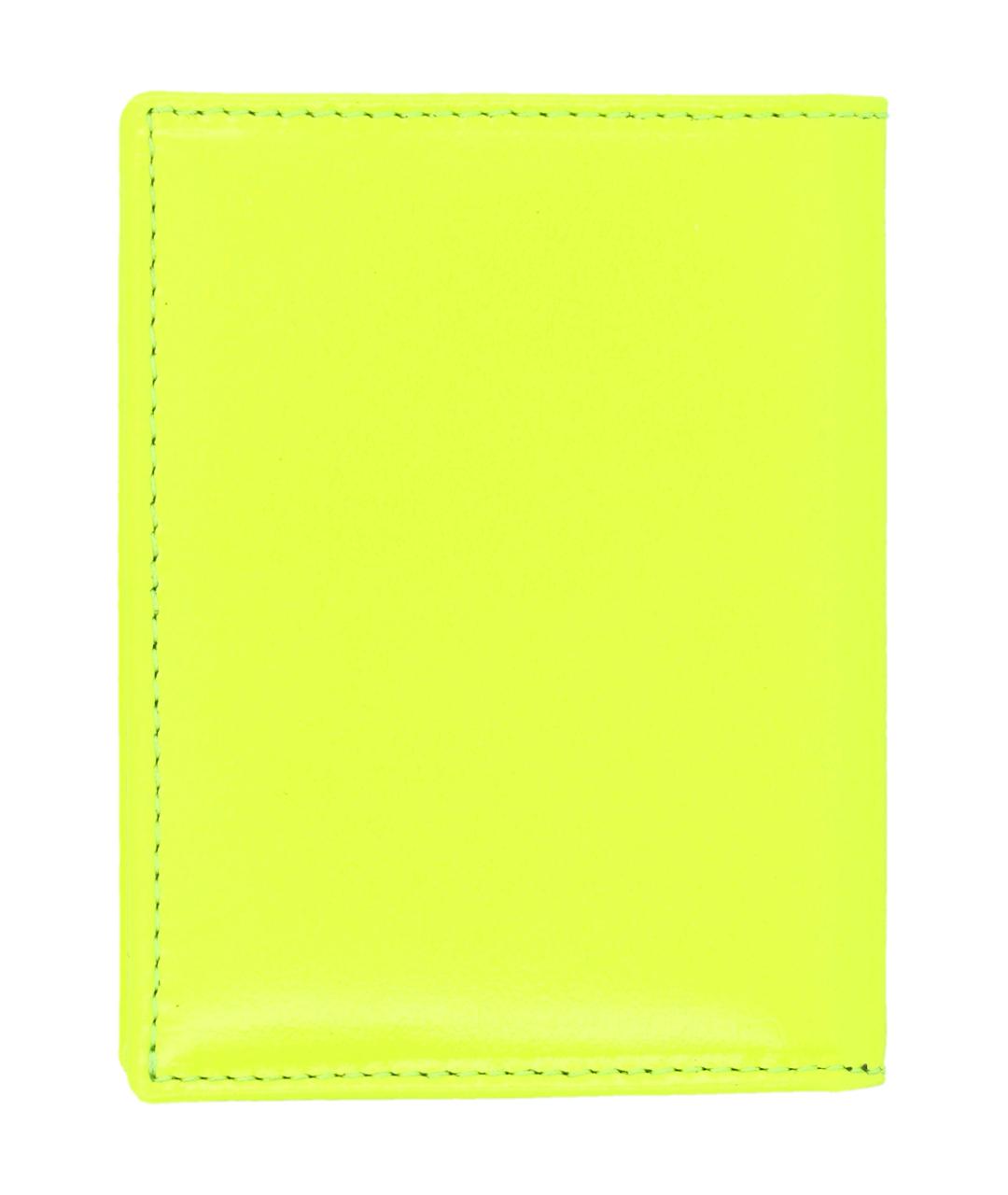 COMME DES GARÇONS WALLET Салатовый кожаный кошелек, фото 2