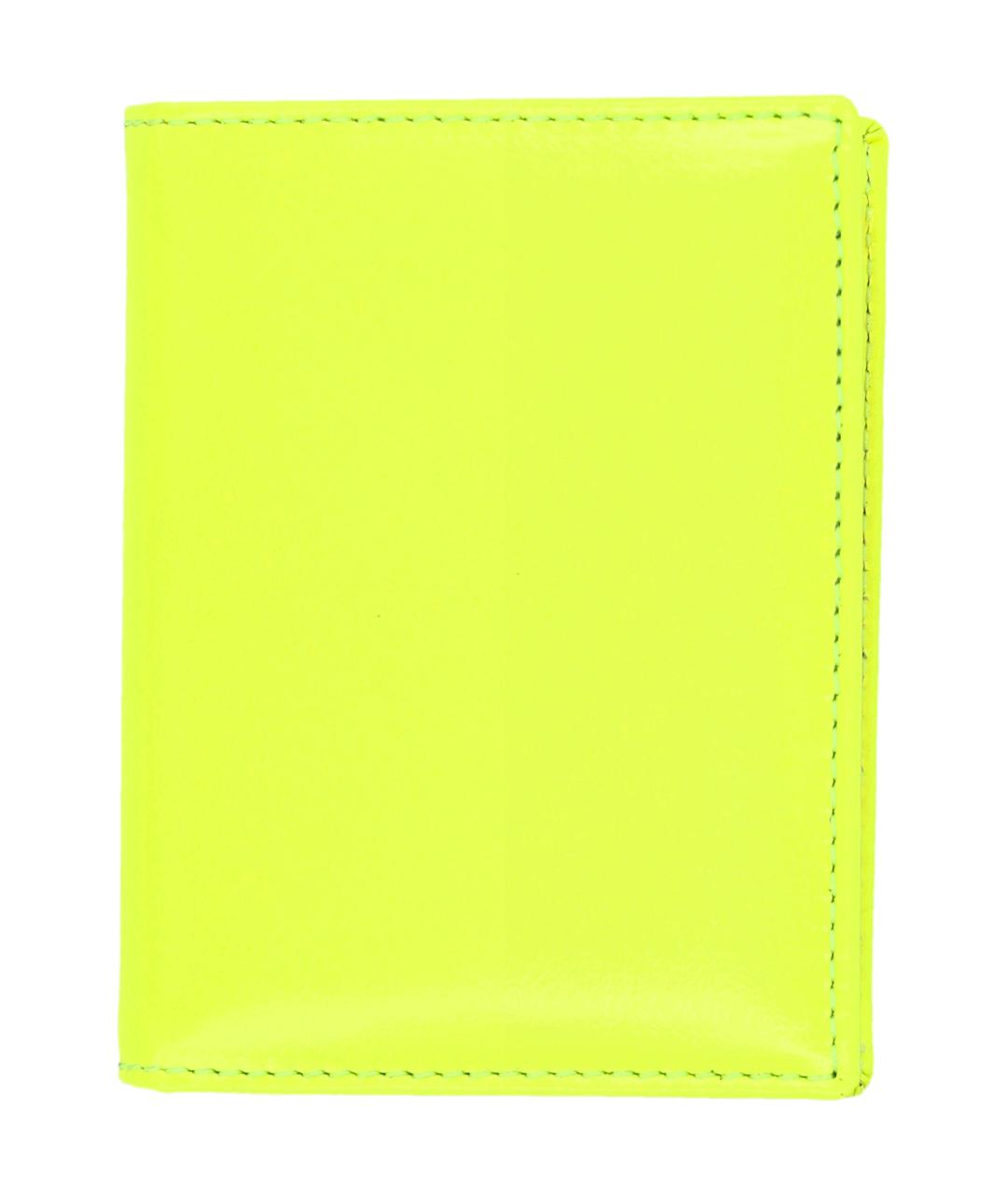 COMME DES GARÇONS WALLET Салатовый кожаный кошелек, фото 1