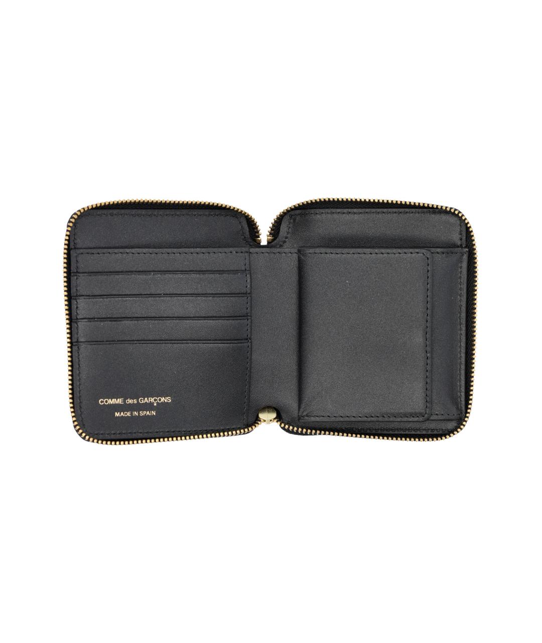 COMME DES GARÇONS WALLET Черный кожаный кошелек, фото 3