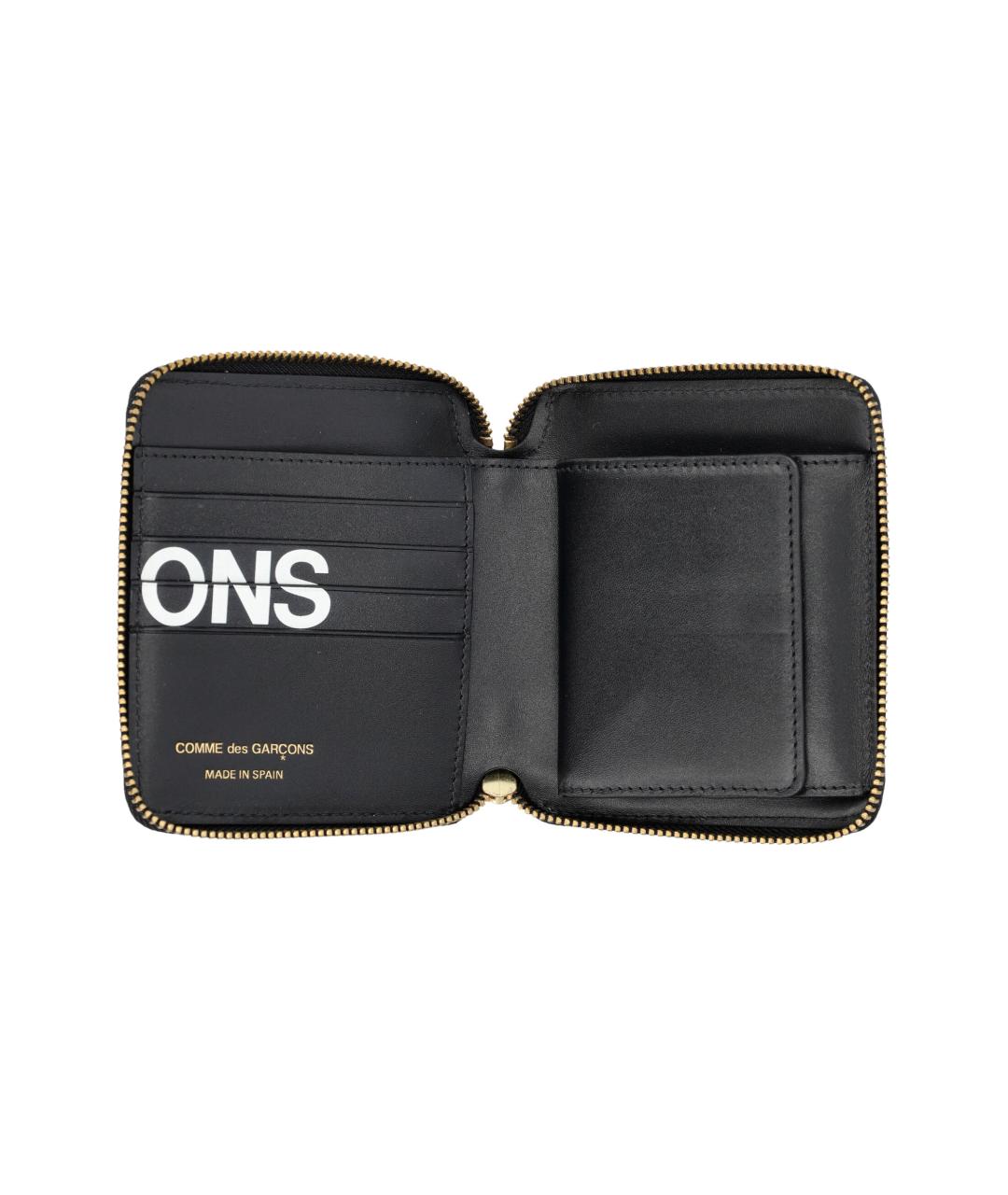COMME DES GARÇONS WALLET Черный кожаный кошелек, фото 3