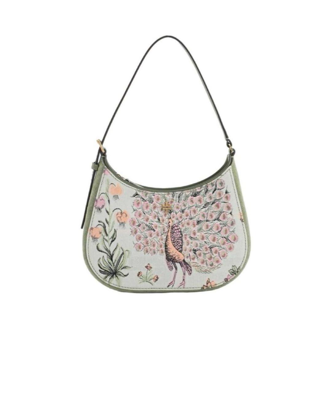 TORY BURCH Мульти тканевая сумка с короткими ручками, фото 3