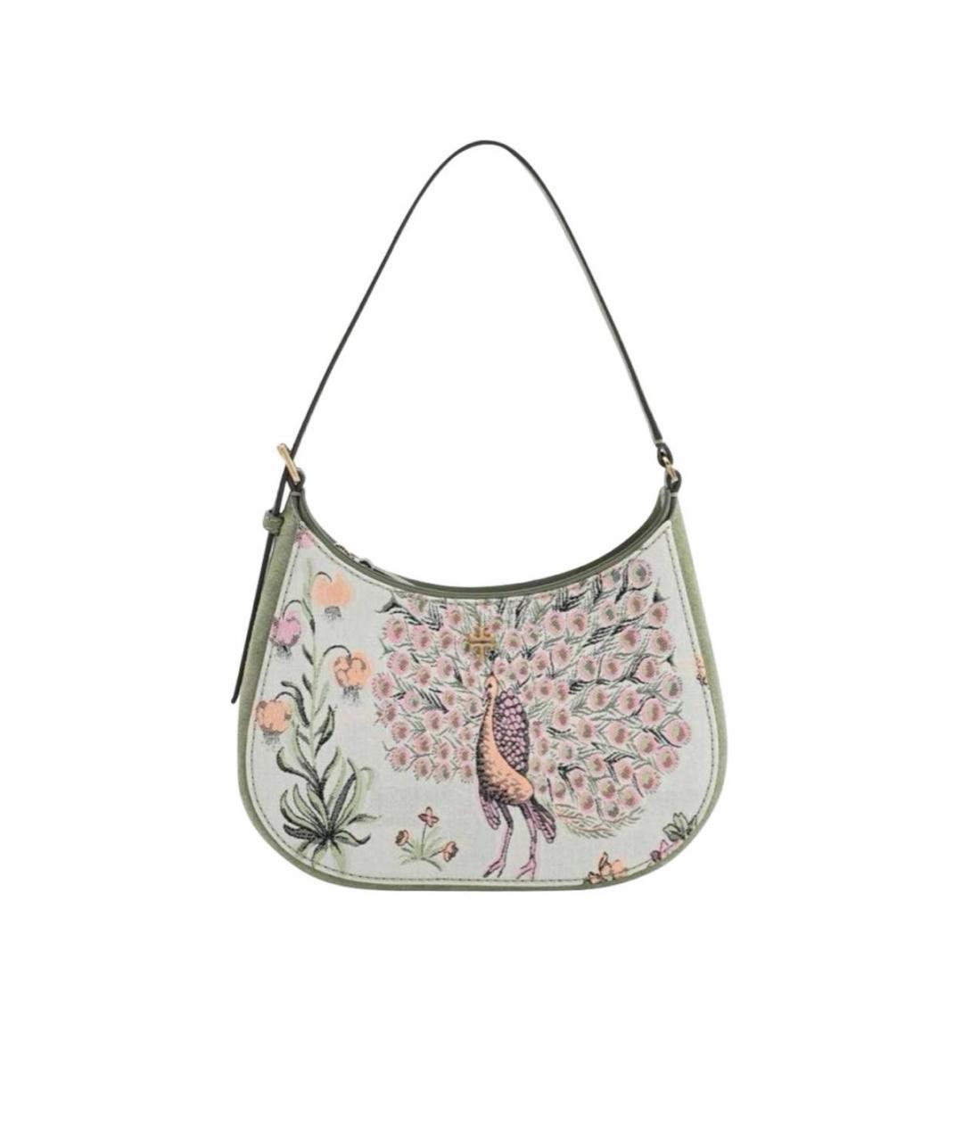 TORY BURCH Мульти тканевая сумка с короткими ручками, фото 1