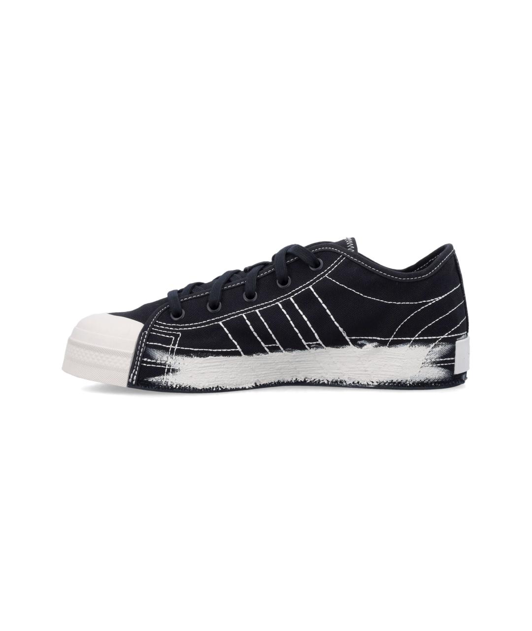 Y-3 Черные текстильные кеды, фото 3