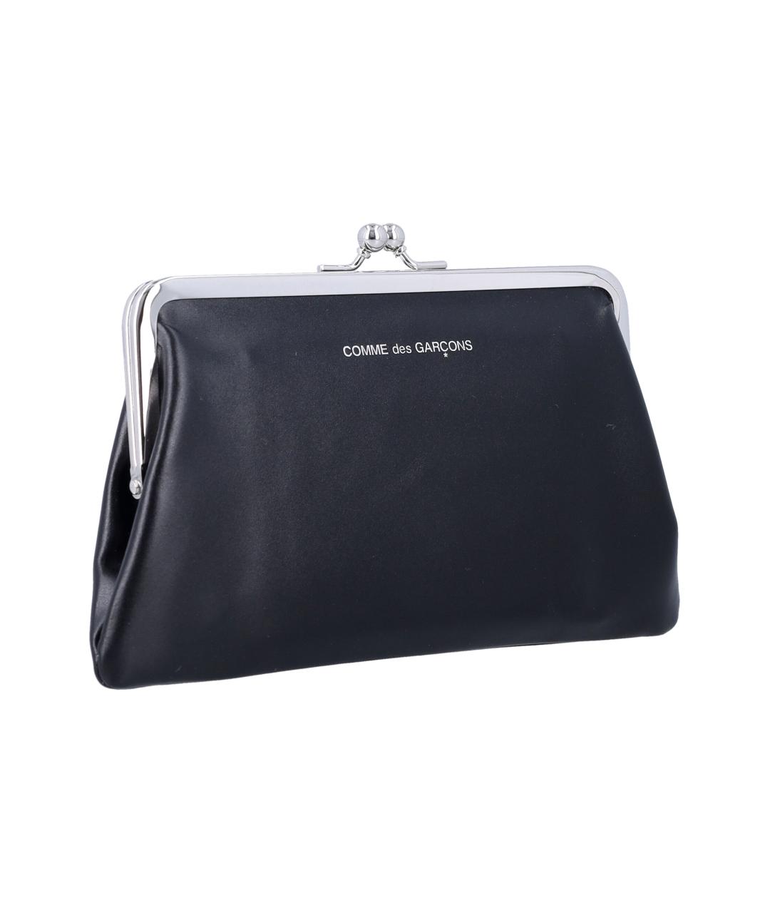 COMME DES GARÇONS WALLET Черный кожаный кошелек, фото 2