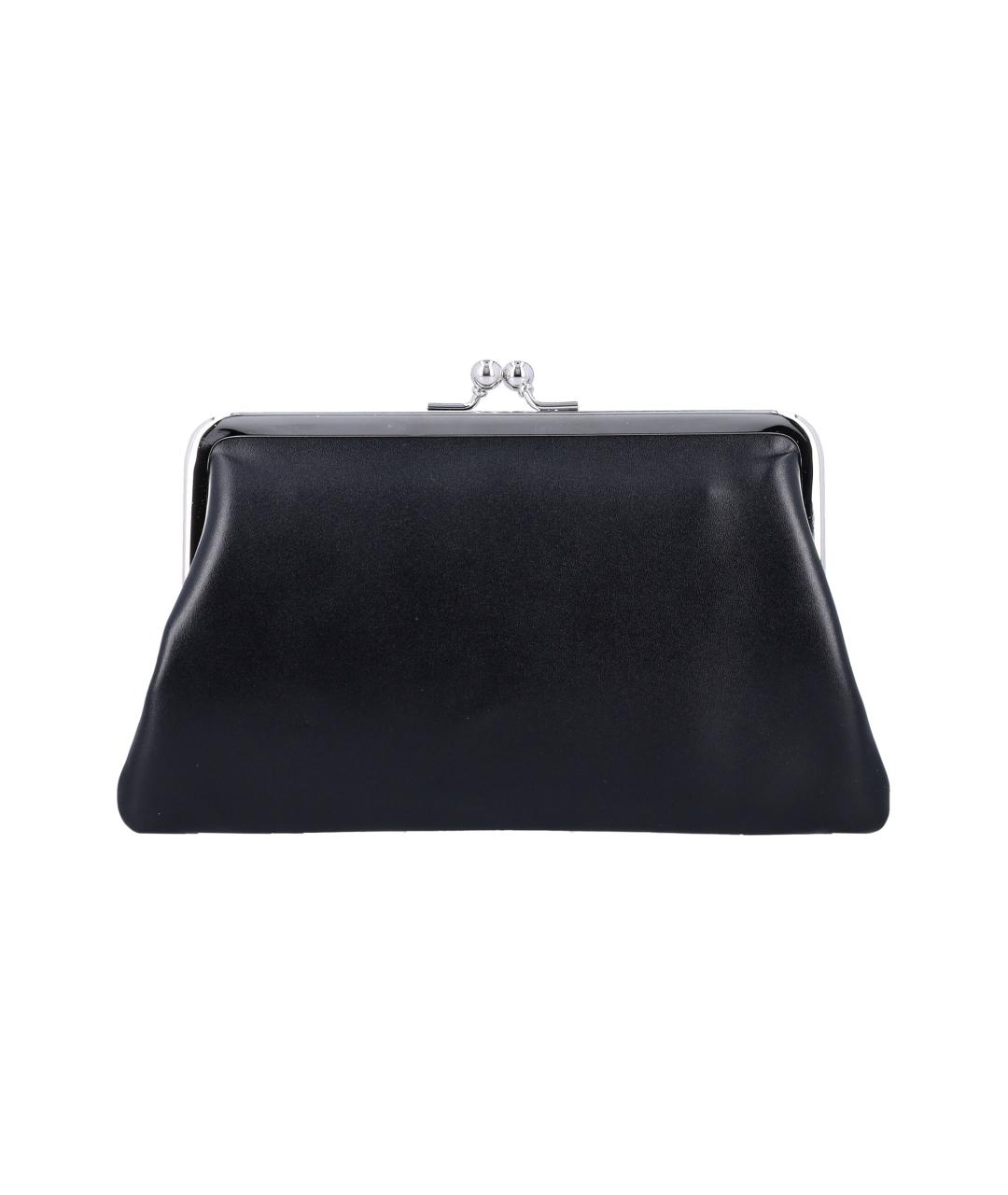 COMME DES GARÇONS WALLET Черный кожаный кошелек, фото 4