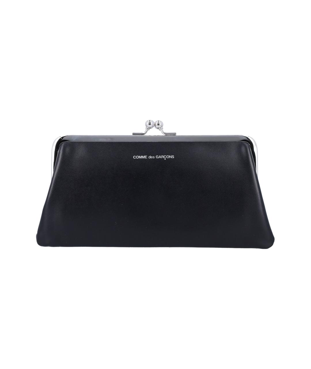 COMME DES GARÇONS WALLET Черный кожаный кошелек, фото 1