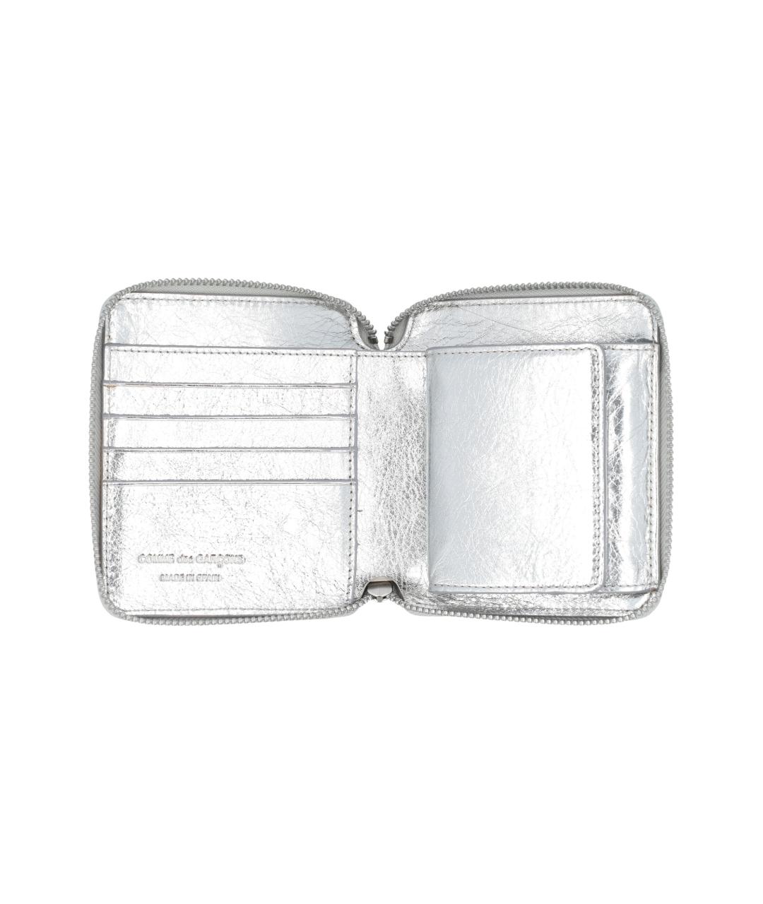 COMME DES GARÇONS WALLET Серебрянный кожаный кошелек, фото 3