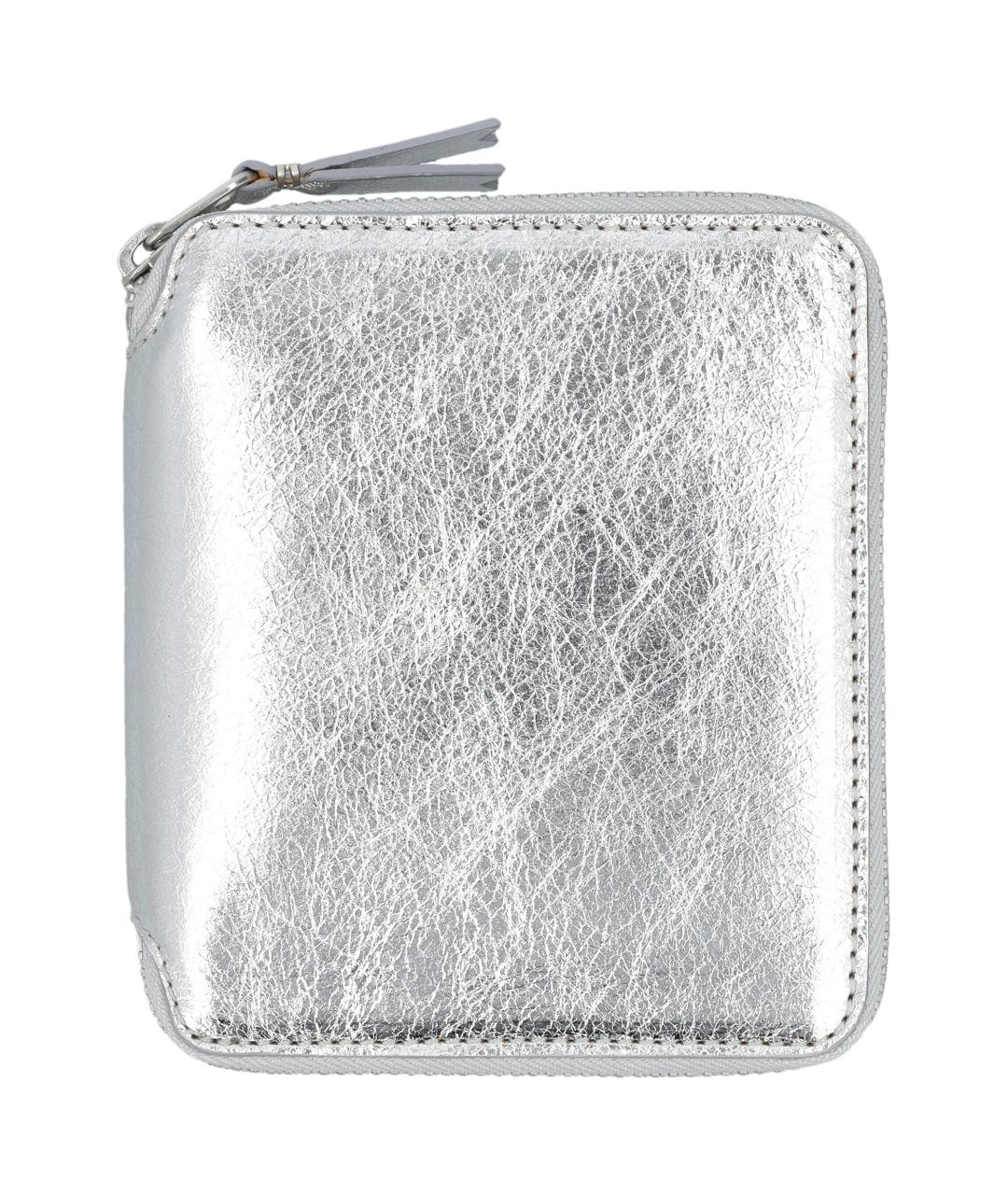 COMME DES GARÇONS WALLET Серебрянный кожаный кошелек, фото 1