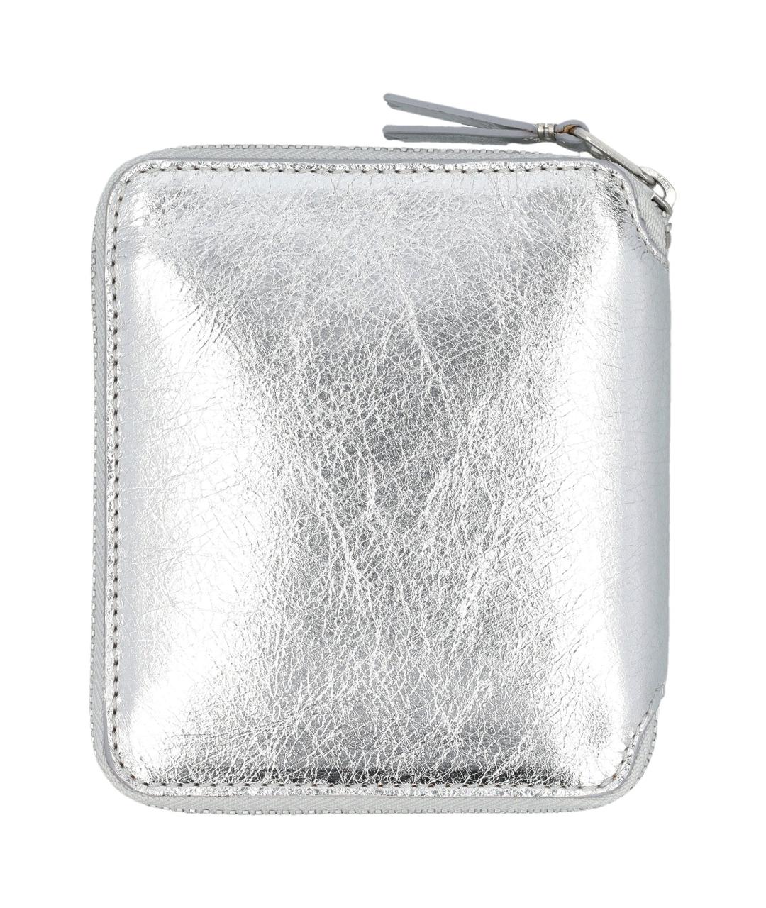 COMME DES GARÇONS WALLET Серебрянный кожаный кошелек, фото 2