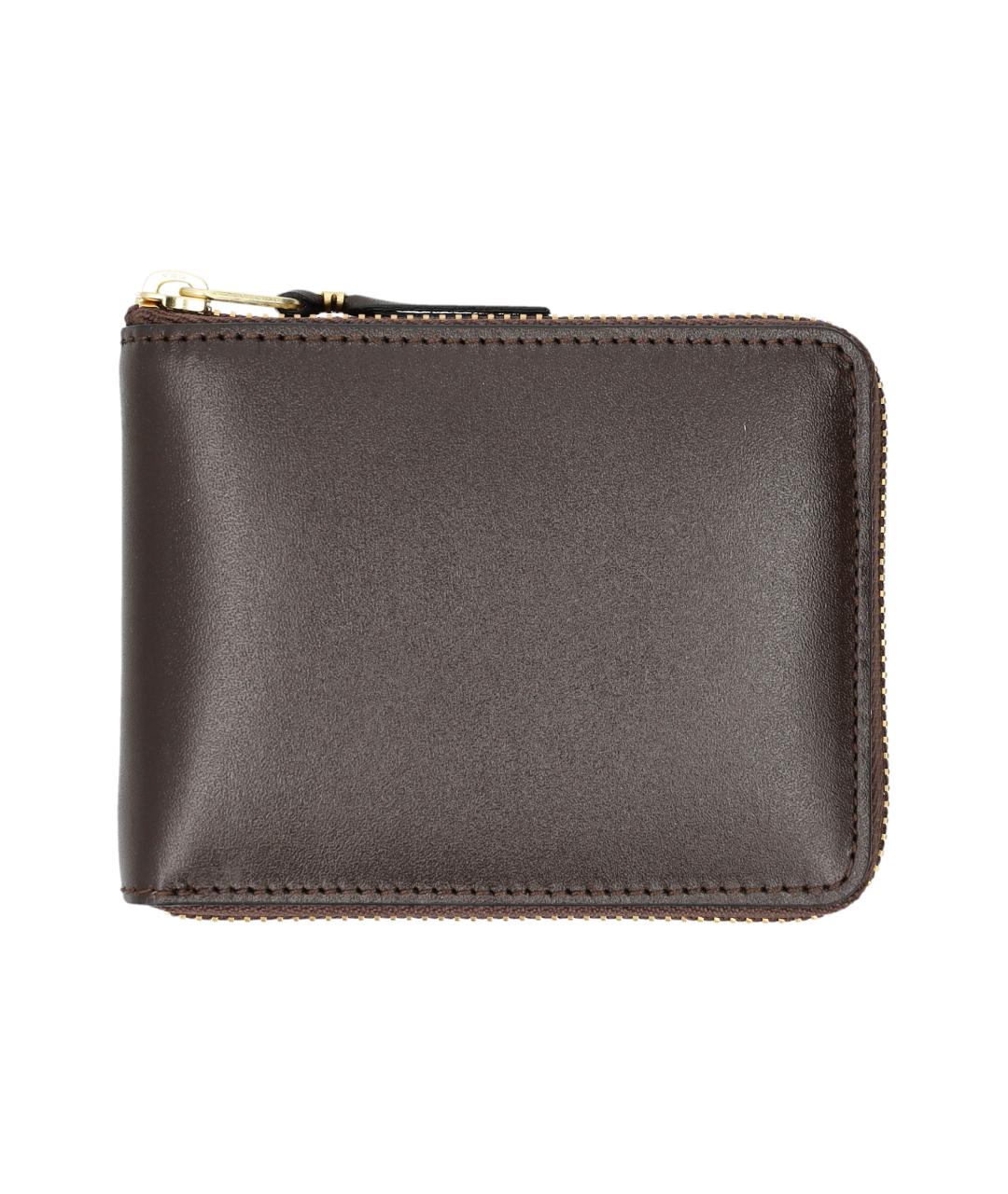 COMME DES GARÇONS WALLET Коричневый кожаный кошелек, фото 1