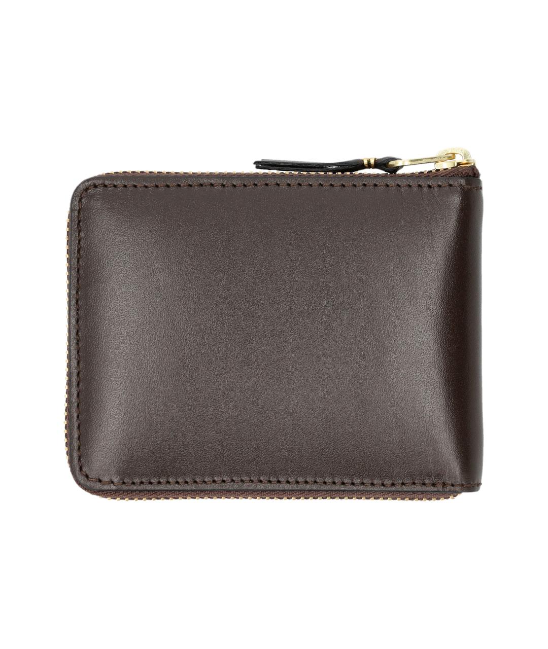 COMME DES GARÇONS WALLET Коричневый кожаный кошелек, фото 2