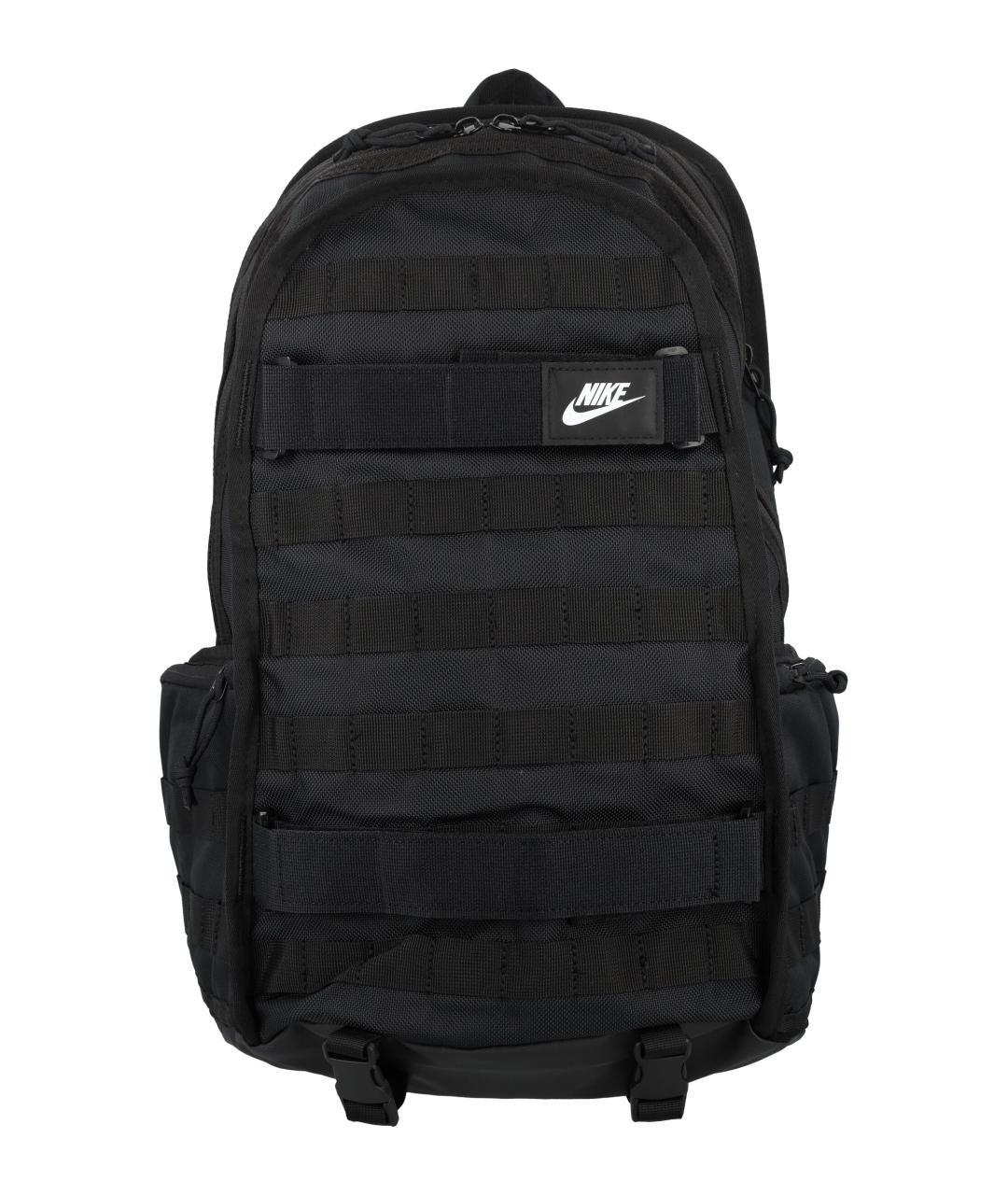 NIKE Черный синтетический рюкзак, фото 1