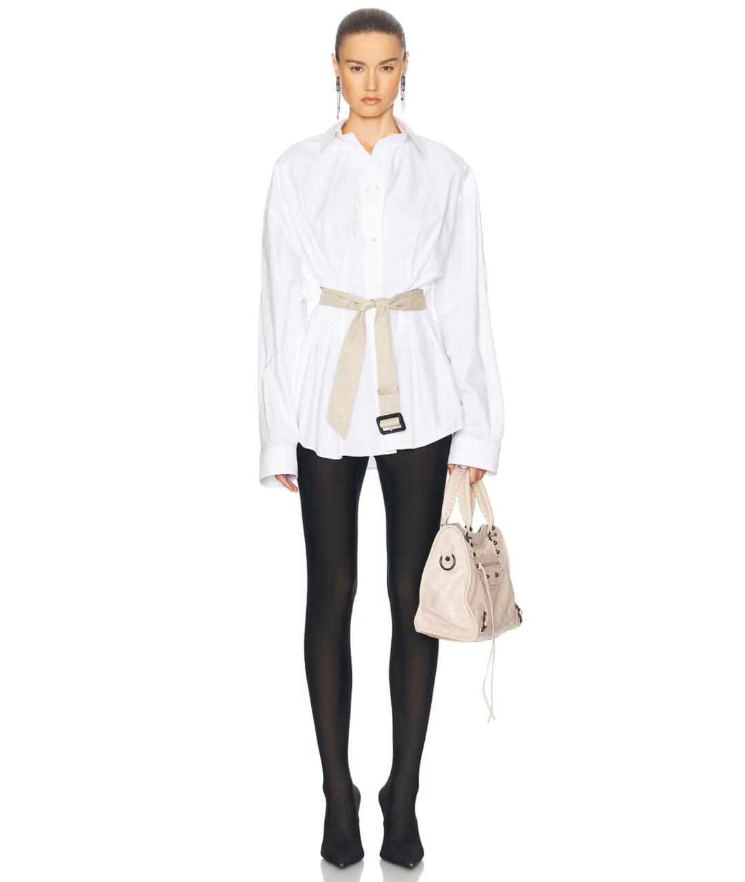BALENCIAGA Белая рубашка, фото 5
