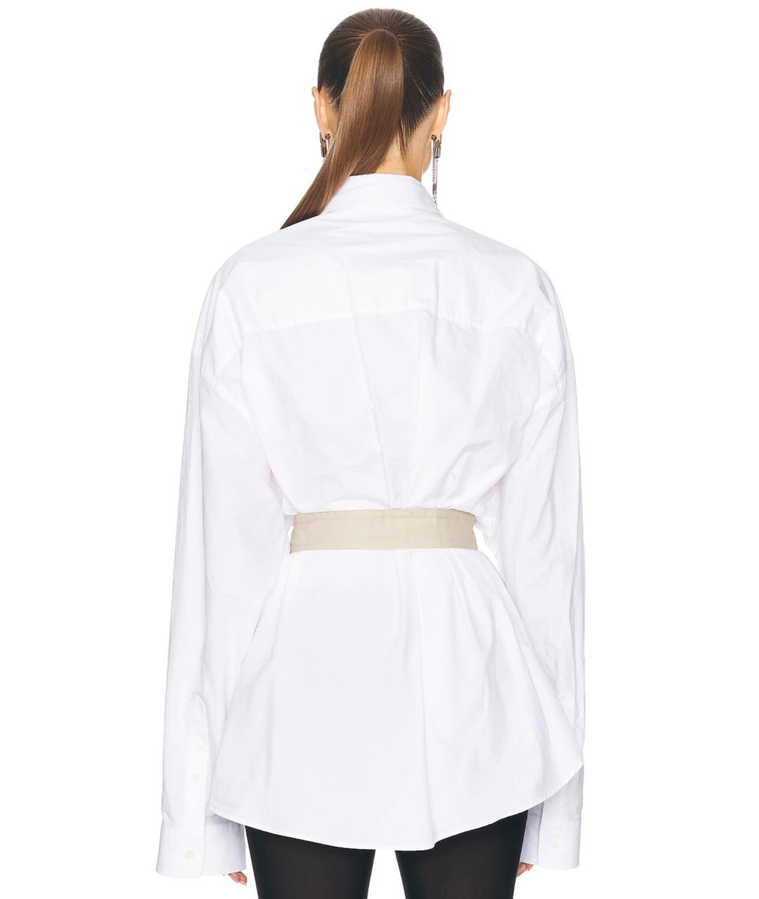 BALENCIAGA Белая рубашка, фото 4
