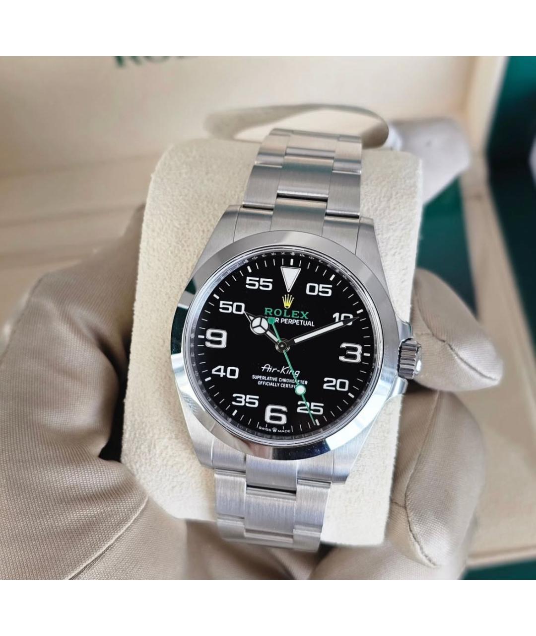 ROLEX Черные часы, фото 7