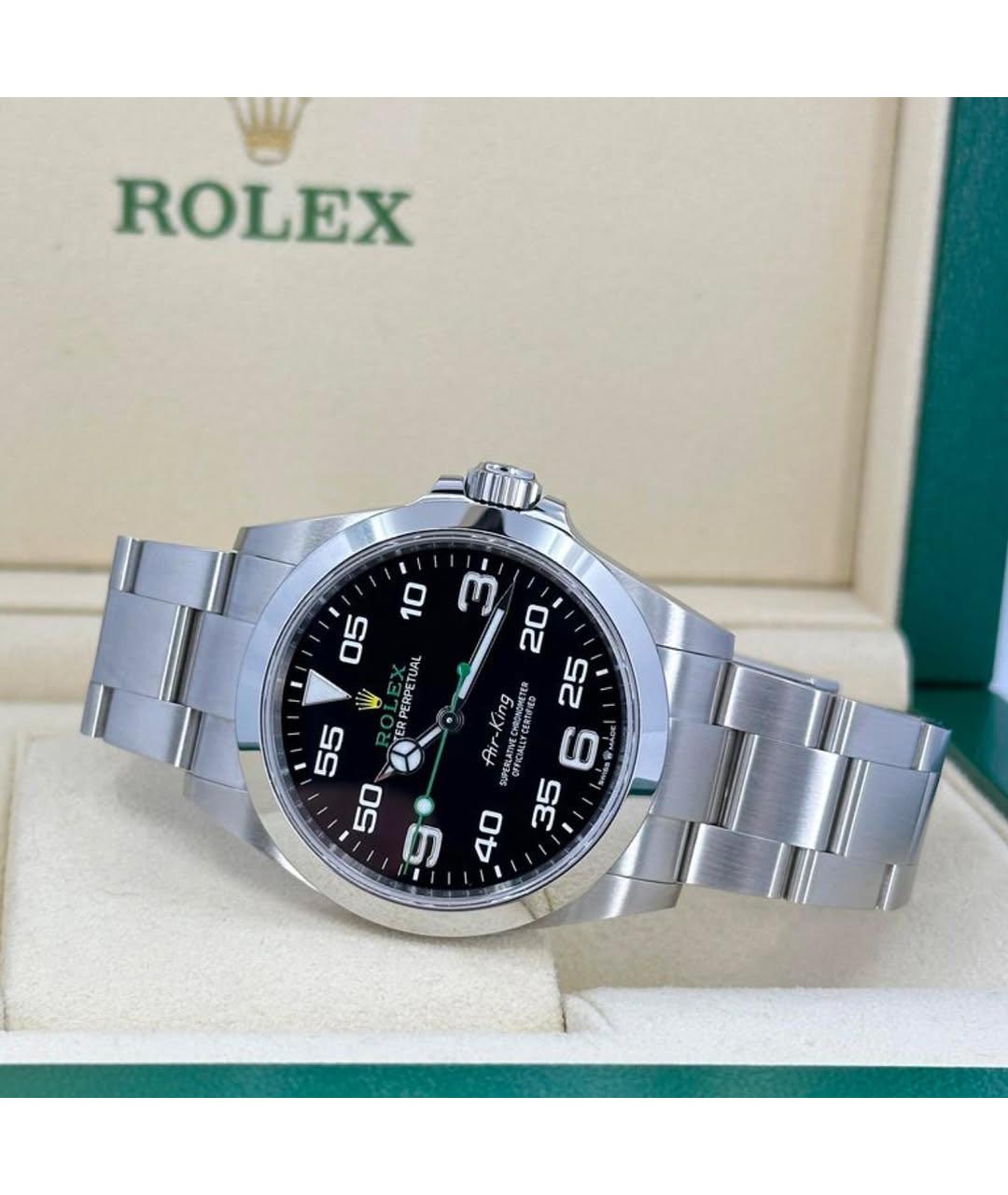 ROLEX Черные часы, фото 3