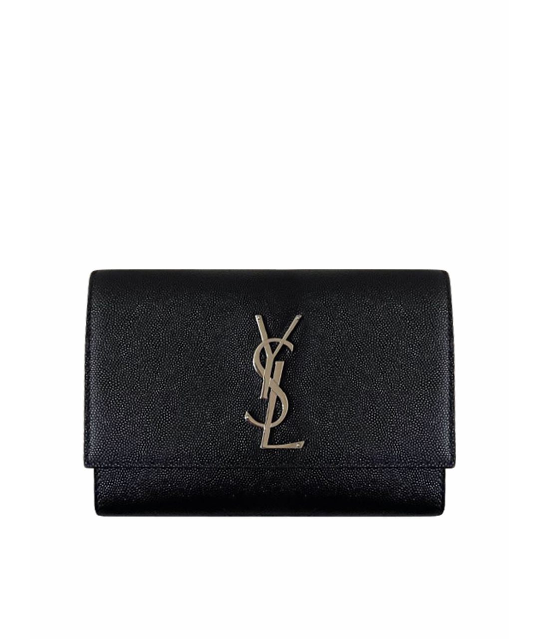 SAINT LAURENT Черная кожаная сумка тоут, фото 1