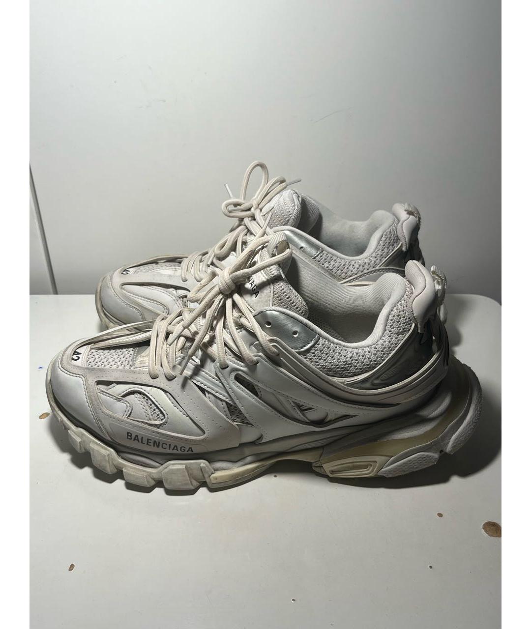 BALENCIAGA Белые низкие кроссовки / кеды, фото 9