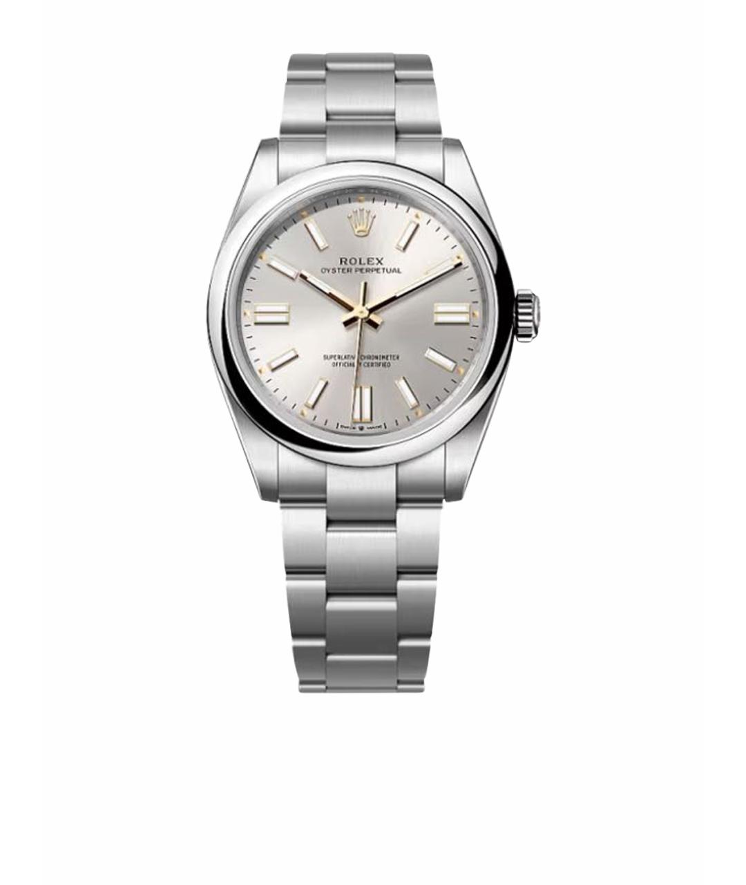 ROLEX Серебряные часы, фото 1