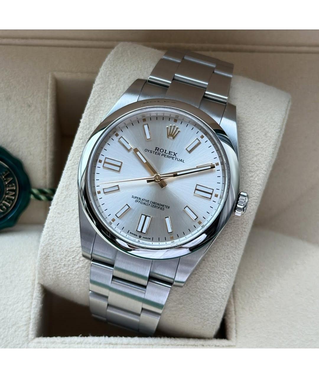 ROLEX Серебряные часы, фото 3