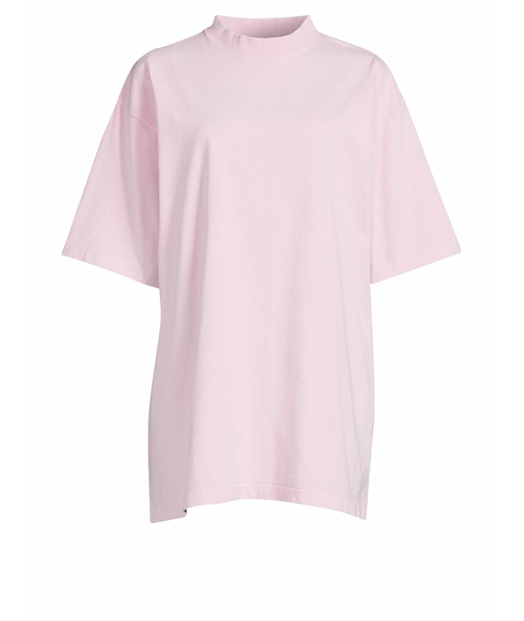 BALENCIAGA Розовая футболка, фото 1