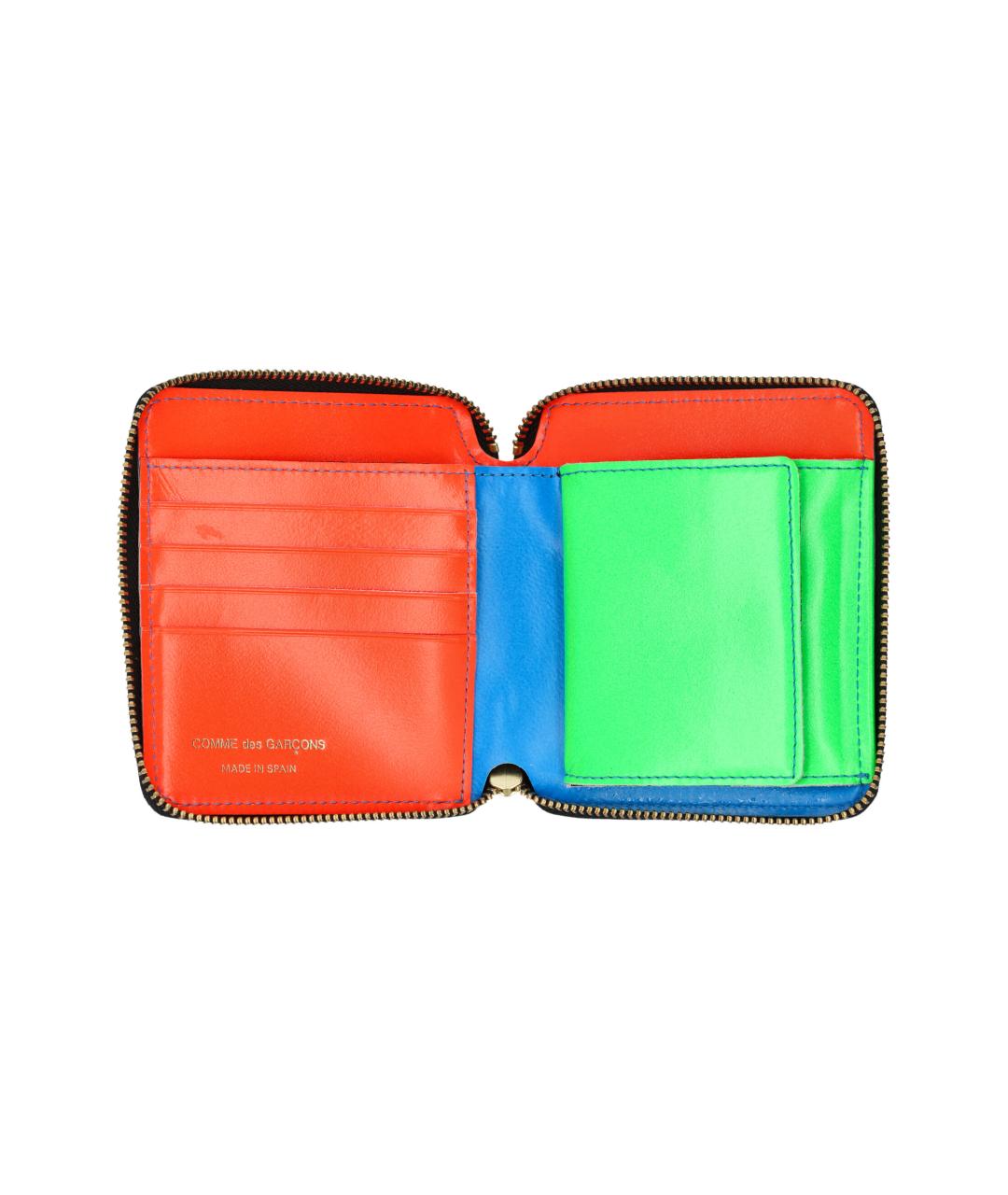 COMME DES GARÇONS WALLET Синий кожаный кошелек, фото 3