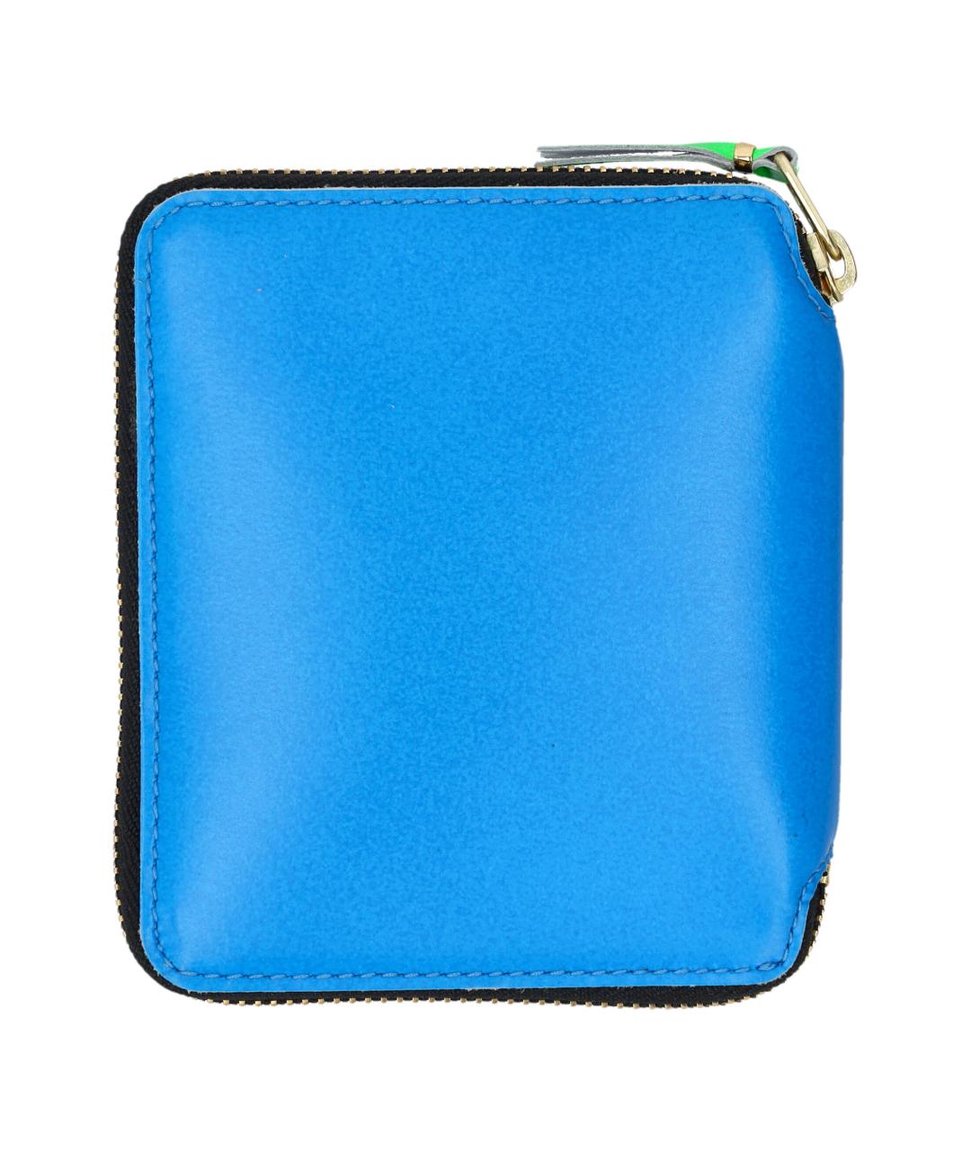 COMME DES GARÇONS WALLET Синий кожаный кошелек, фото 2