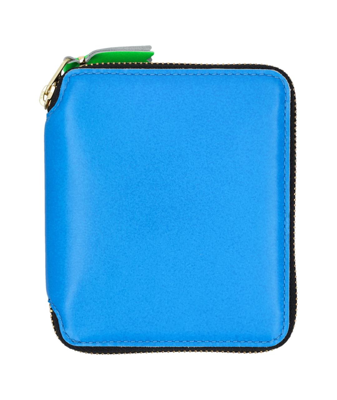 COMME DES GARÇONS WALLET Синий кожаный кошелек, фото 1